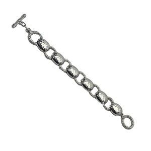 Chunky Oval and Round Linked Bracelet